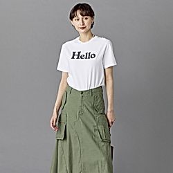 MADISONBLUE｜HELLO CREW NECK TEE｜Tシャツ｜HAPPY PLUS