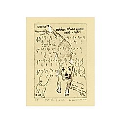 山本容子作｜『PLATERO y Luca』銅版画、手彩色｜インテリア・家具