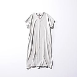 【美品】 【現行品】洗える イーバイエクラ とろみ コクーンワンピース 日本製 E by eclat｜とろみコクーンワンピース｜その他｜HAPPY PLUS