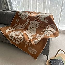 LAPUAN KANKURIT｜ウールブランケット「KISSANPAIVAT」130x180cm｜寝具