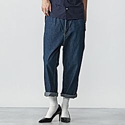 MADISONBLUE｜デニムサルエルパンツ｜デニムパンツ・ジーンズ｜HAPPY PLUS
