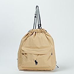 POLO RALPH LAUREN｜PP刺繍 2WAYレインバッグ｜ショルダー｜HAPPY PLUS