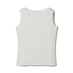 Scye×eclat 【宮崎桃代さん別注】ヘンリーネック ポロシャツ グリーン SLOANE×eclat｜【宮崎桃代さん別注】ワッフルタンクトップ｜タンク
