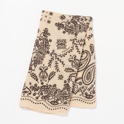 新品！manipuri スカーフ シルク100% FRAMEWORK manipuri×eclat｜シルク混スカーフ｜マフラー・ストール｜HAPPY PLUS