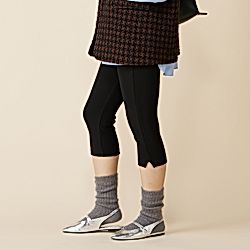 THE SHINZONE｜KNIT GEORGETTE SHORT LEGGINGS｜靴下・レッグ