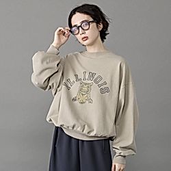 REMI RELIEF｜【別注】SP加工スーピマ裏毛クルー（ILLINOIS