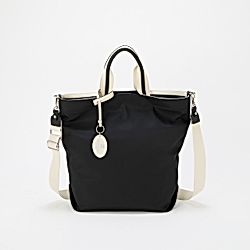 TOPKAPI｜【TREASURE TOPKAPI】ストライプハンドル ナイロン 縦型 2way