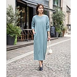 STYLE DELI｜リブ生地relaxストレートワンピース｜その他｜HAPPY PLUS