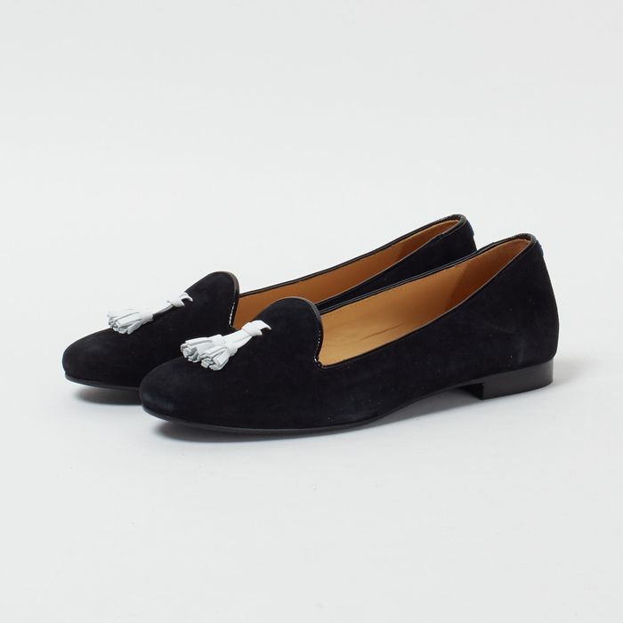 Chatelles シャテル エナメル フラットシューズ 黒 リボン 25.5 Chatelles｜【Chatellesコラボ】フランソワフラットシューズ｜フラット