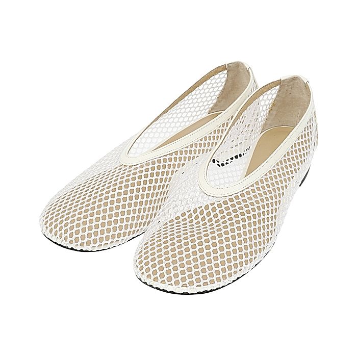 CLANE｜MESH OBLIQUE TOE FLAT SHOES｜フラットシューズ｜HAPPY PLUS
