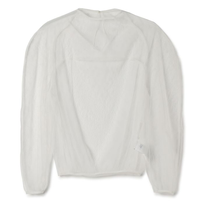 AMOMENTO シャツ 長袖ブラウス グレー AMOMENTO｜SHEER LACE MOCK NECK TOP｜シャツ・ブラウス｜HAPPY PLUS
