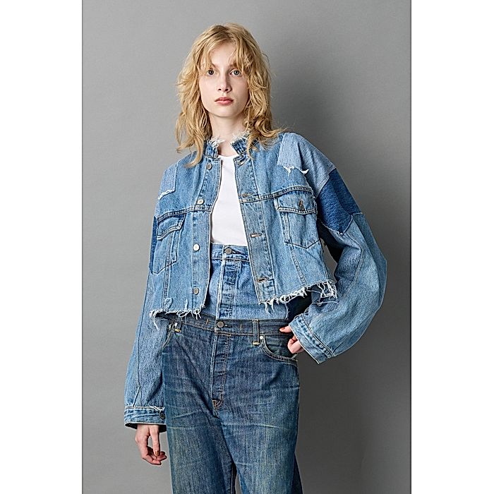 QUIITO｜PT DENIM SHORT JK｜デニムジャケット｜HAPPY PLUS