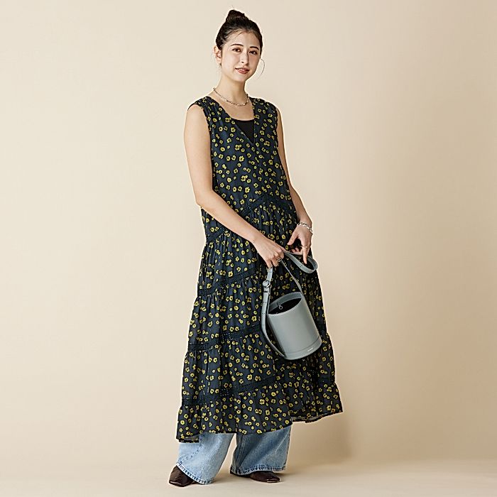 MERLETTE｜Wallis Print｜キャミソールワンピース｜HAPPY PLUS