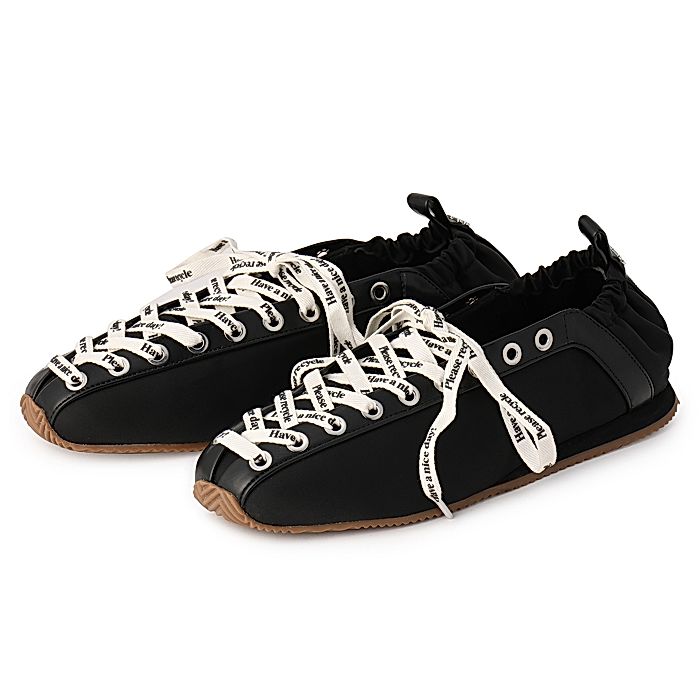 GANNI｜Lace Up Sporty Ballerina Nylon｜スニーカー｜HAPPY PLUS