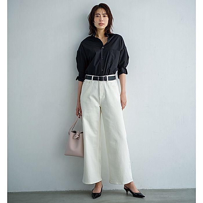 bemi x Healthy DENIM Pink Pepper ワイドデニム bemi×Healthy DENIM｜【Marisol別注】Pink Pepper ワイドデニム