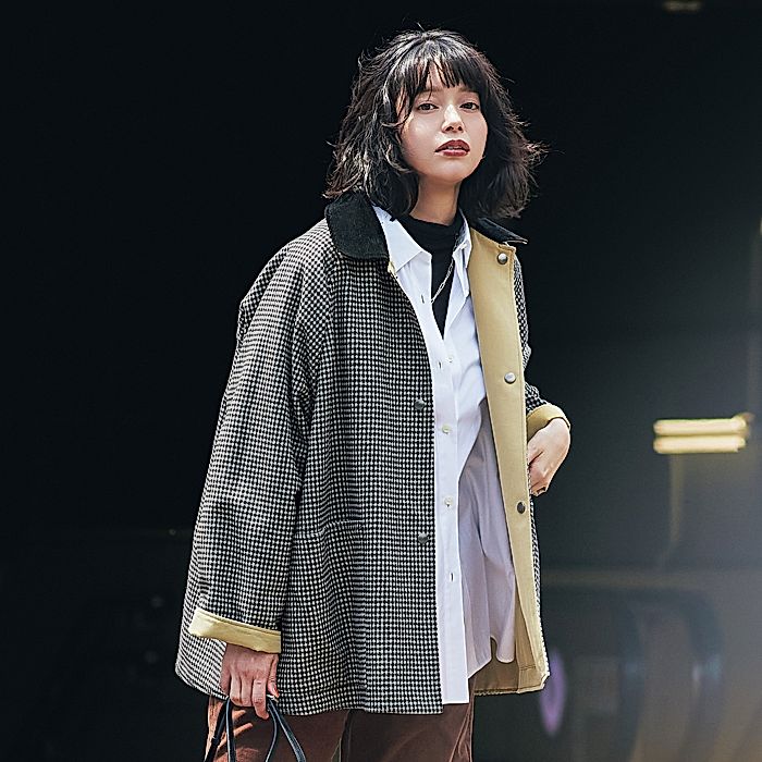 TICCA｜【別注】リバーシブルショートコート｜その他｜HAPPY PLUS