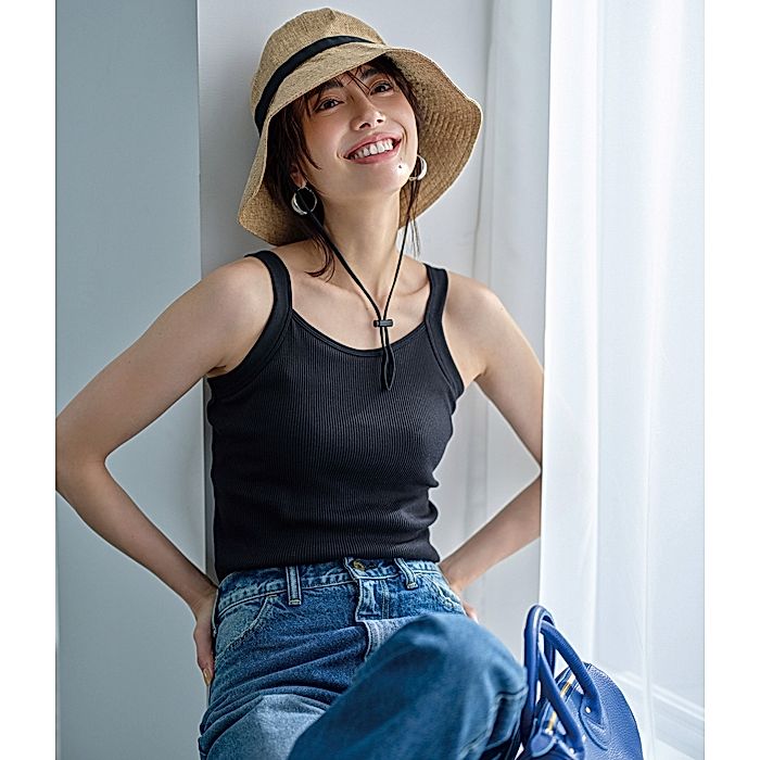 OUR WACOAL｜カップインコットンリブタンクトップ｜その他｜HAPPY PLUS