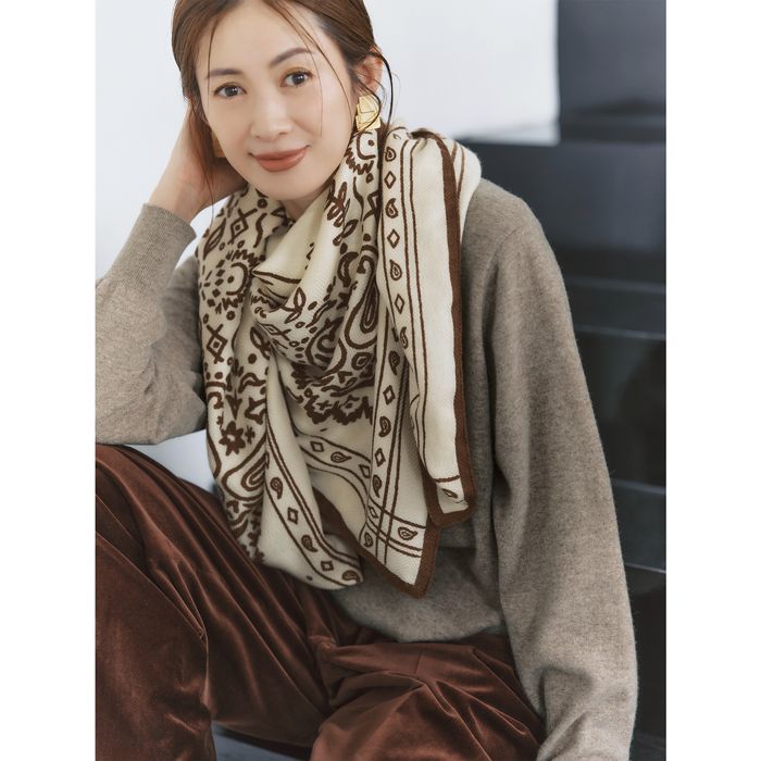 manipuri｜stoleメドウバンダナ｜マフラー・ストール｜HAPPY PLUS