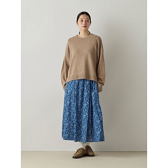 【プロフ必読！！/古着小屋01】美品 BACKCOUNTRYスカート付き MidiUmi｜リバティプリントスカート｜スカート｜HAPPY PLUS